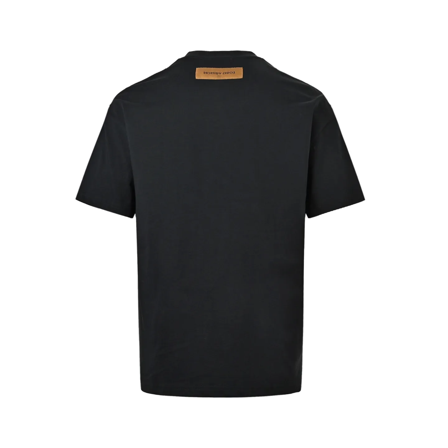 Louis Vuitton/Louis Vuitton blue graffiti LV printed short sleeves